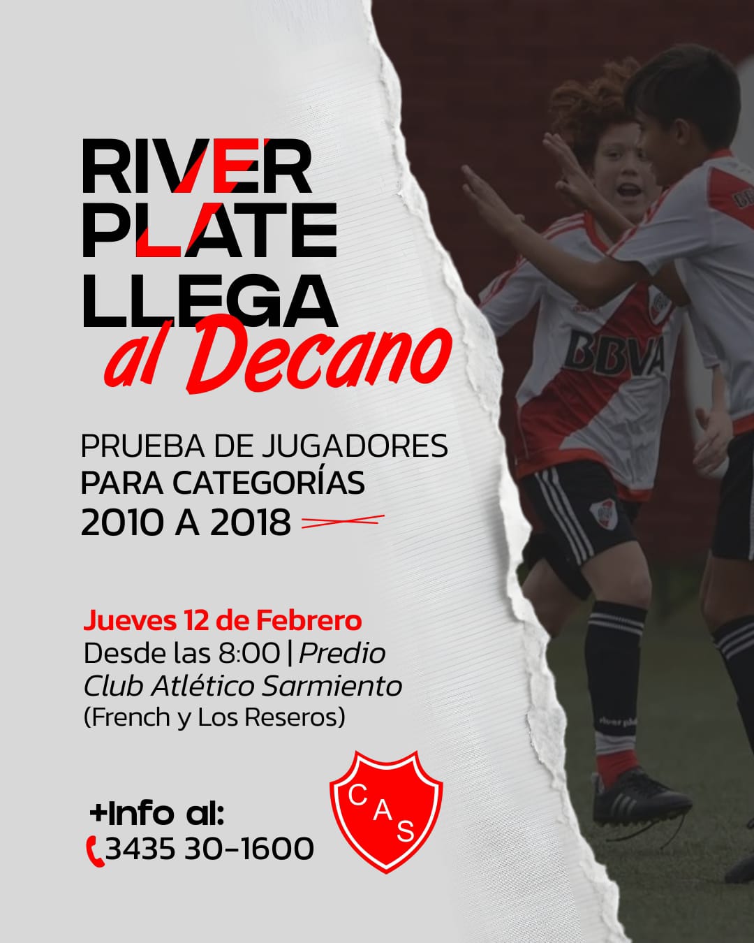 River Plate llega a Crespo en busca de talentos