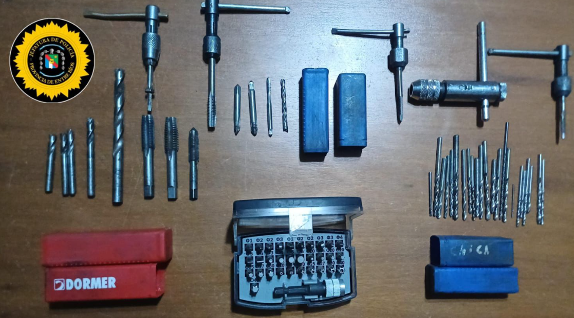 Rápido accionar policial y las cámaras permitieron esclarecer robo de herramientas en Crespo