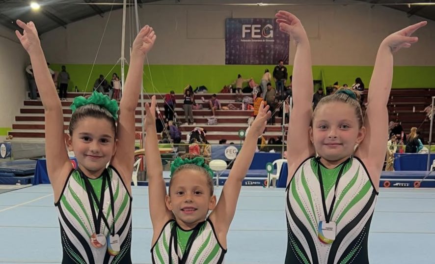 Gimnasia Artística: las chicas del verde trajeron resultados destacados de Concordia