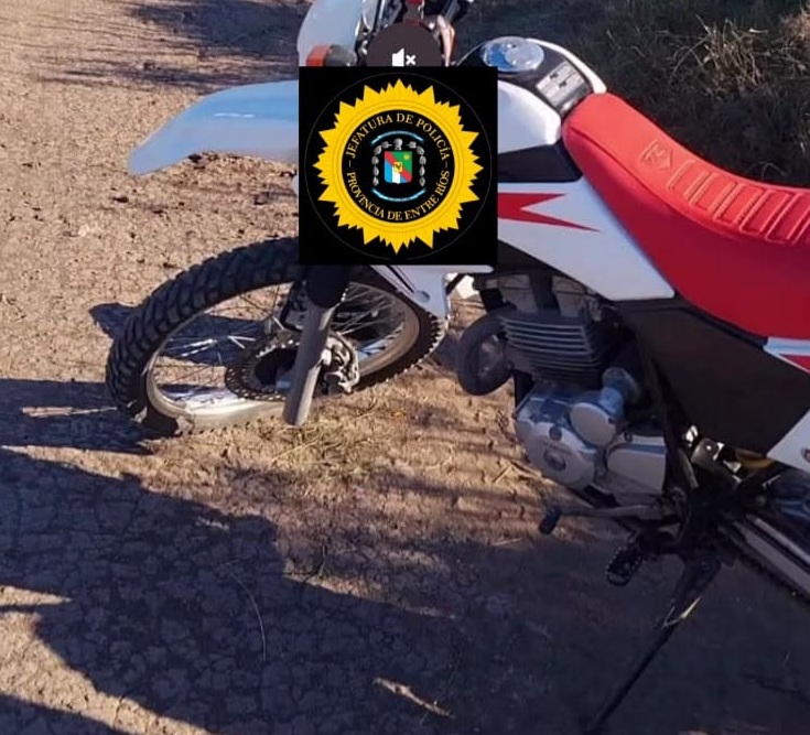 Motociclista de Crespo lesionado al accidentarse en Costa Grande
