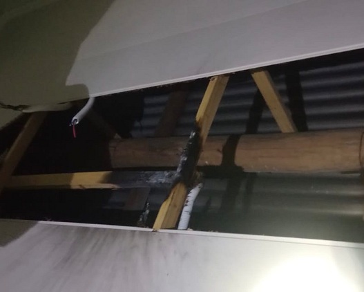 Crespo: Principio de incendio en una vivienda