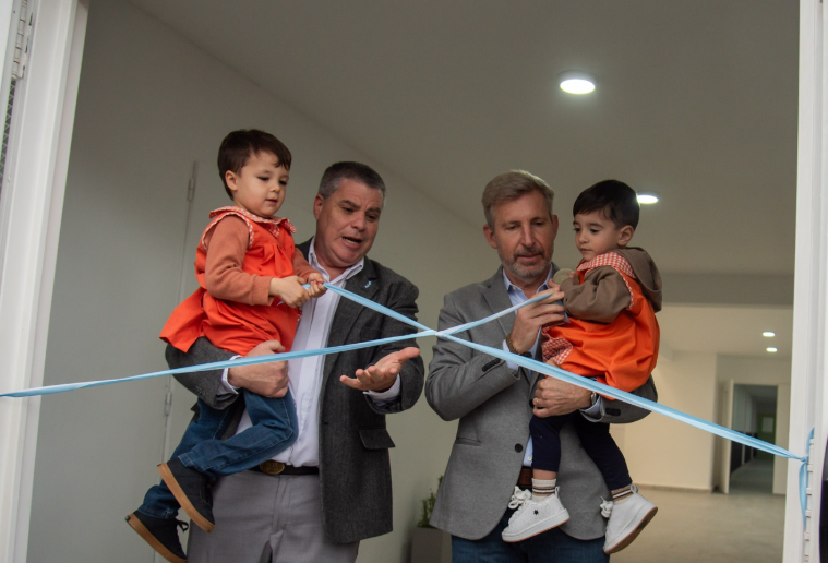 Frigerio participó de los festejos por el aniversario de General Campos e inauguró un nuevo jardín maternal