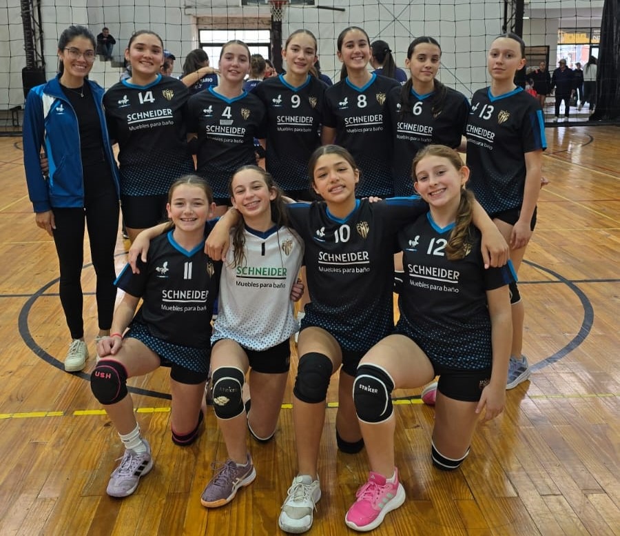 Vóley: Doble triunfo de la EMC en el triangular Sub 14 de la APV