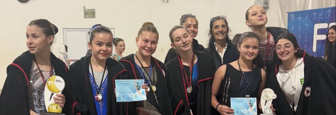 Brillante desempeño del Club Sarmiento en el Torneo Provincial Selectivo de Gimnasia Rítmica