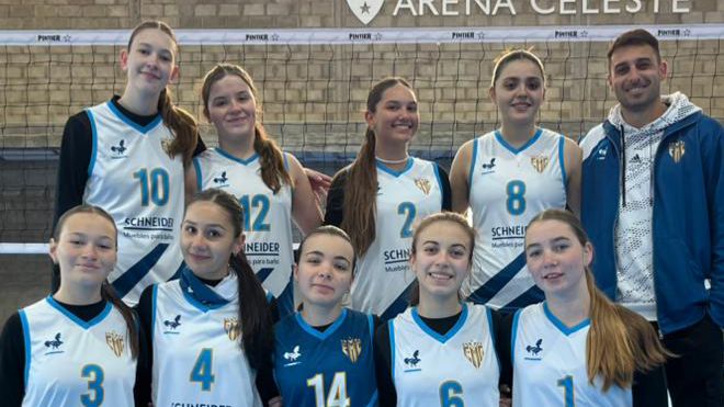 Vóley: actividad para la Sub-16 de las chicas de la EMC
