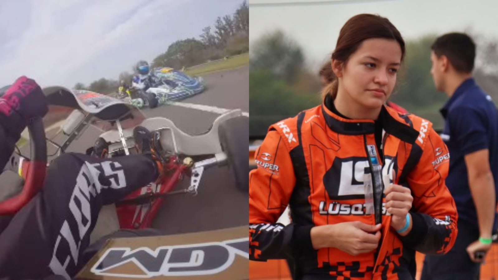 Impactante e inusual choque en carrera de karting, en un circuito de Entre Ríos