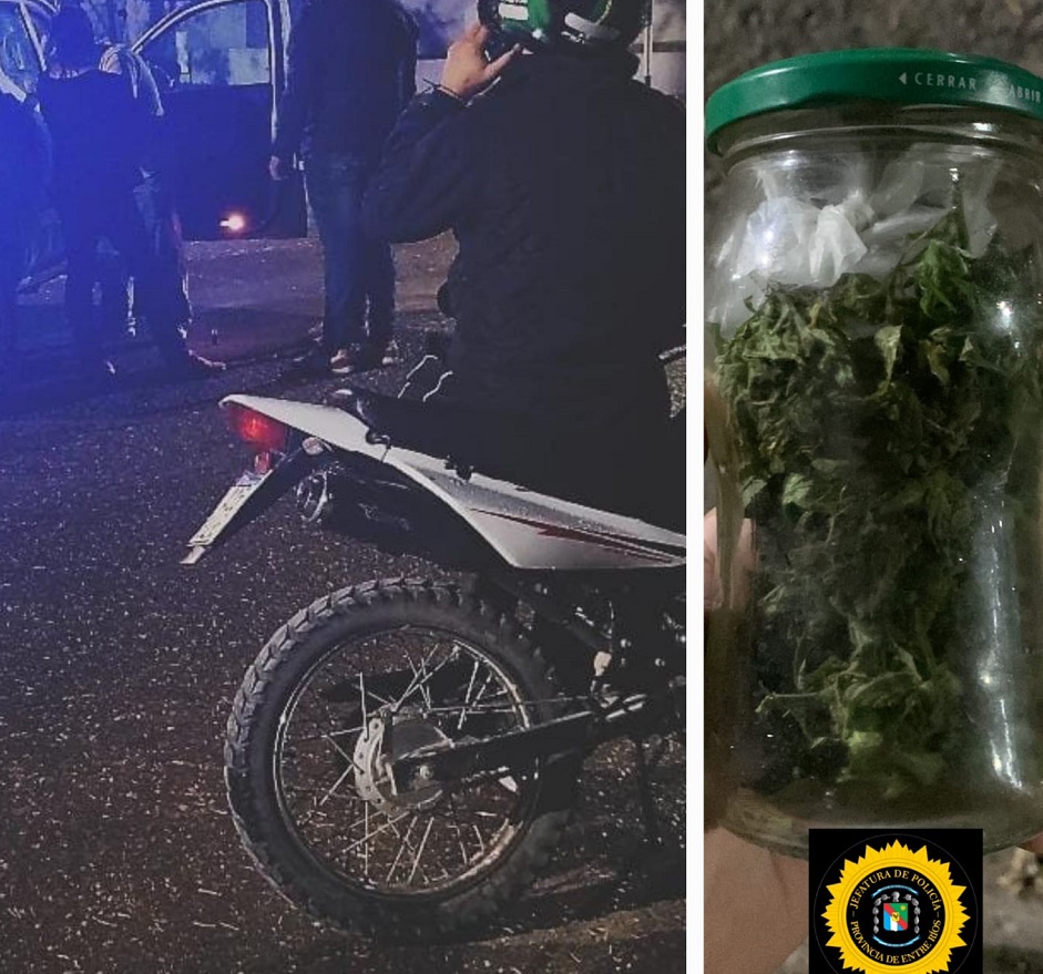 Lib. San Martín: Interceptado en la vía pública con droga