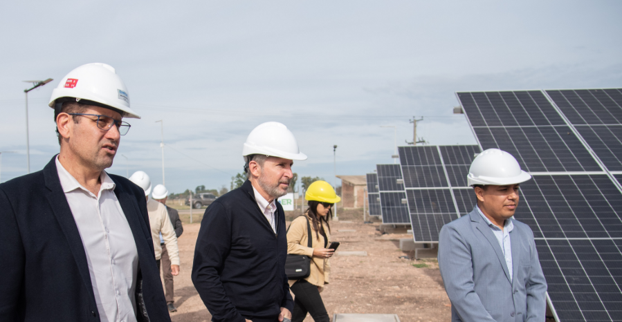 Frigerio inauguró un parque solar con una inversión de $ 600 millones