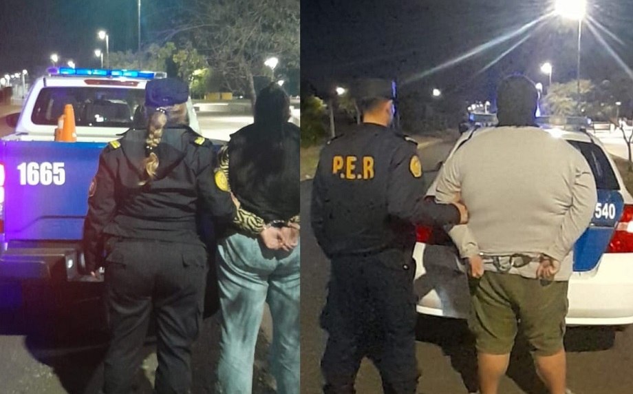 Paraná: Se trasladaban en moto con cocaína y marihuana