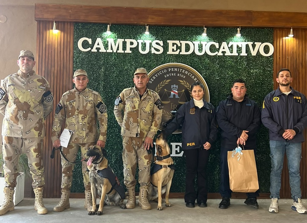 Capacitación con canes se realizó en Villaguay