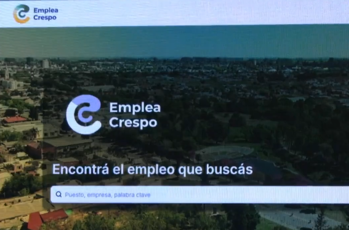 La Municipalidad presentó Emplea Crespo, nueva plataforma para conectar oportunidades laborales
